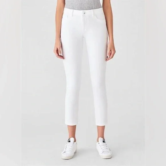 Florence Crop Mid Rise Skinny | Zipper at ankle - Picture 1 of 4